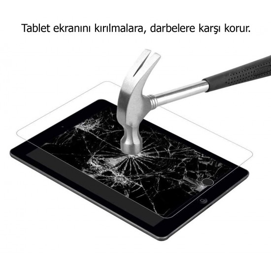 Apple iPad Pro 13 2024 Uyumlu Temperli Cam Tablet Ekran Koruyucu