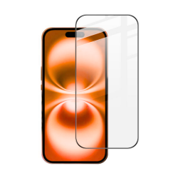 iPhone 17 Air Kolay Uygulama Aparatlı Dust Proof Temperli Cam Ekran Koruyucu (Siyah)