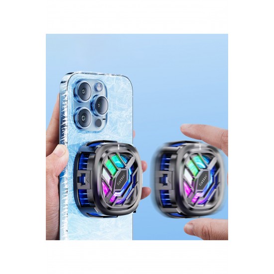 Earldom F12 RGB Radyatör Telefon Soğutucu Fan Earldom F12 RGB Radyatör Telefon Soğutucu Fan