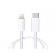 Nettech NT-DC50 20W Plastik 200 Cm Type-C To Lightning Şarj ve Data Kablosu (Beyaz)